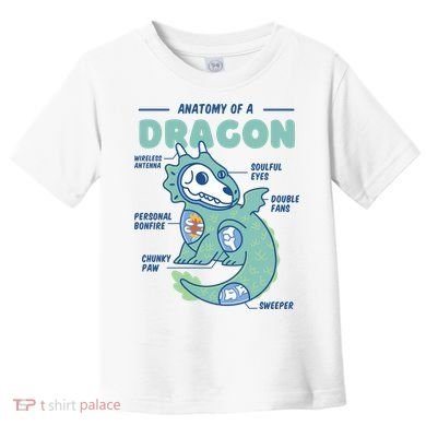 Anatomy Of A Dragon Toddler T-Shirt