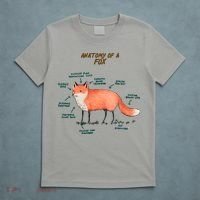 Anatomy Of A Fox Funny Cute T-Shirt thumb 5
