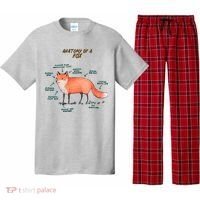 Anatomy Of A Fox Funny Cute Pajama Set thumb 0