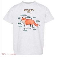 Anatomy Of A Fox Funny Cute Toddler T-Shirt thumb 0