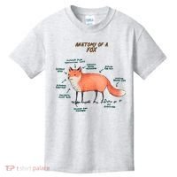 Anatomy Of A Fox Funny Cute Kids T-Shirt thumb 0