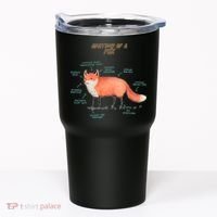 Anatomy Of A Fox Funny Cute Tumbler thumb 0