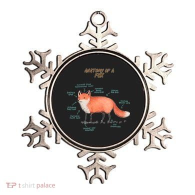 Anatomy Of A Fox Funny Cute Ornament