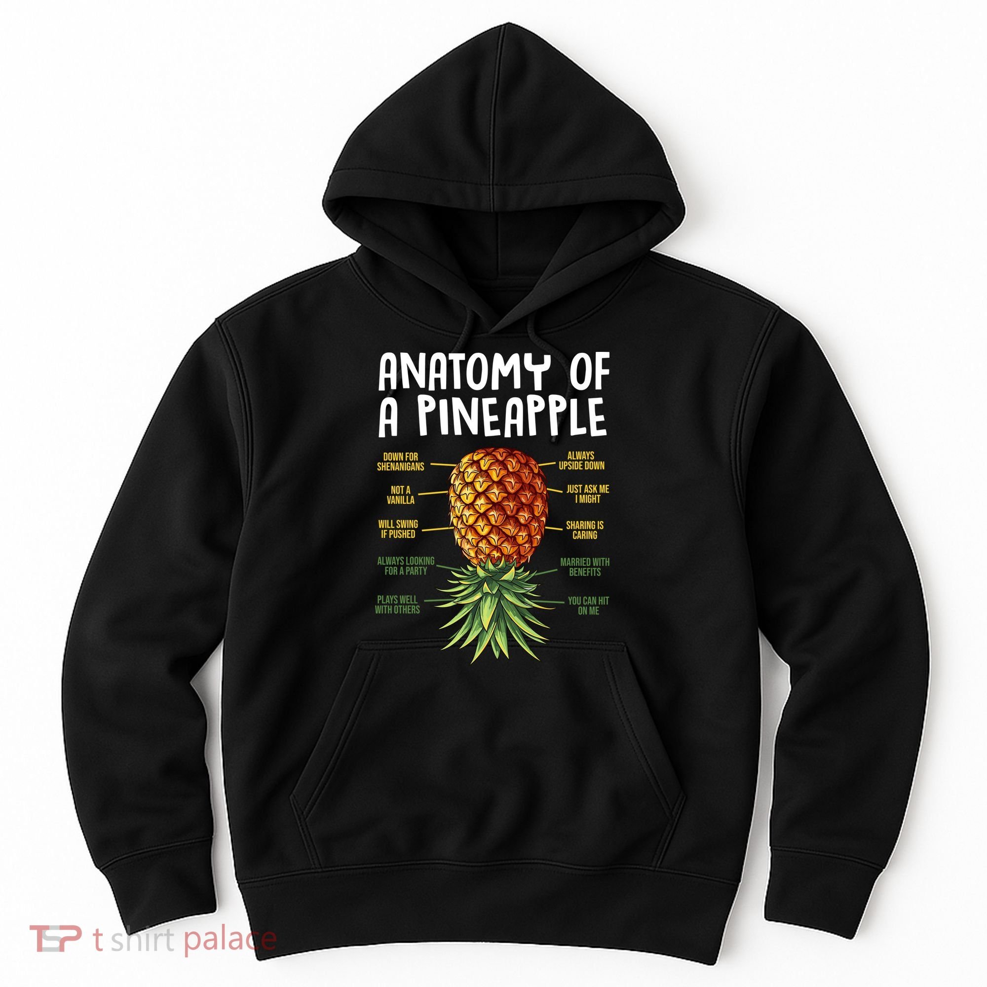 Anatomy Of A Pineapple Swinger Hoodie