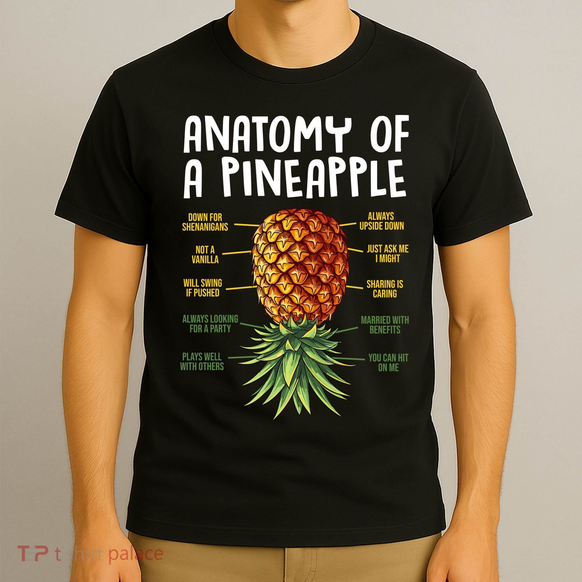 Anatomy Of A Pineapple Swinger T-Shirt
