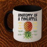 Anatomy Of A Pineapple Swinger Coffee Mug thumb 2