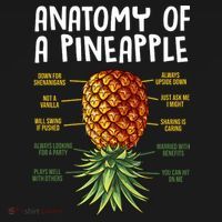 Anatomy Of A Pineapple Swinger Women's Hoodie thumb 2