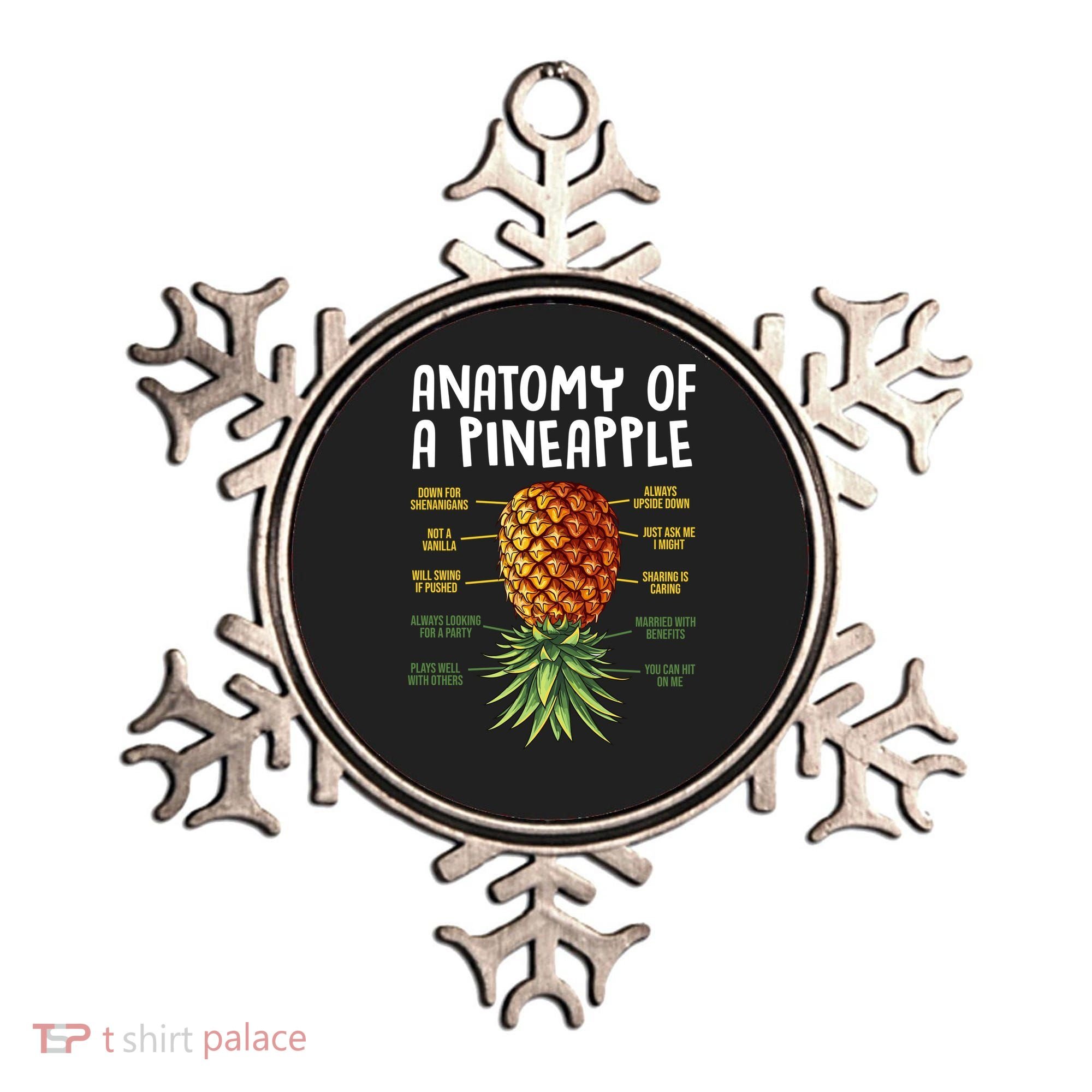 Anatomy Of A Pineapple Swinger Ornament