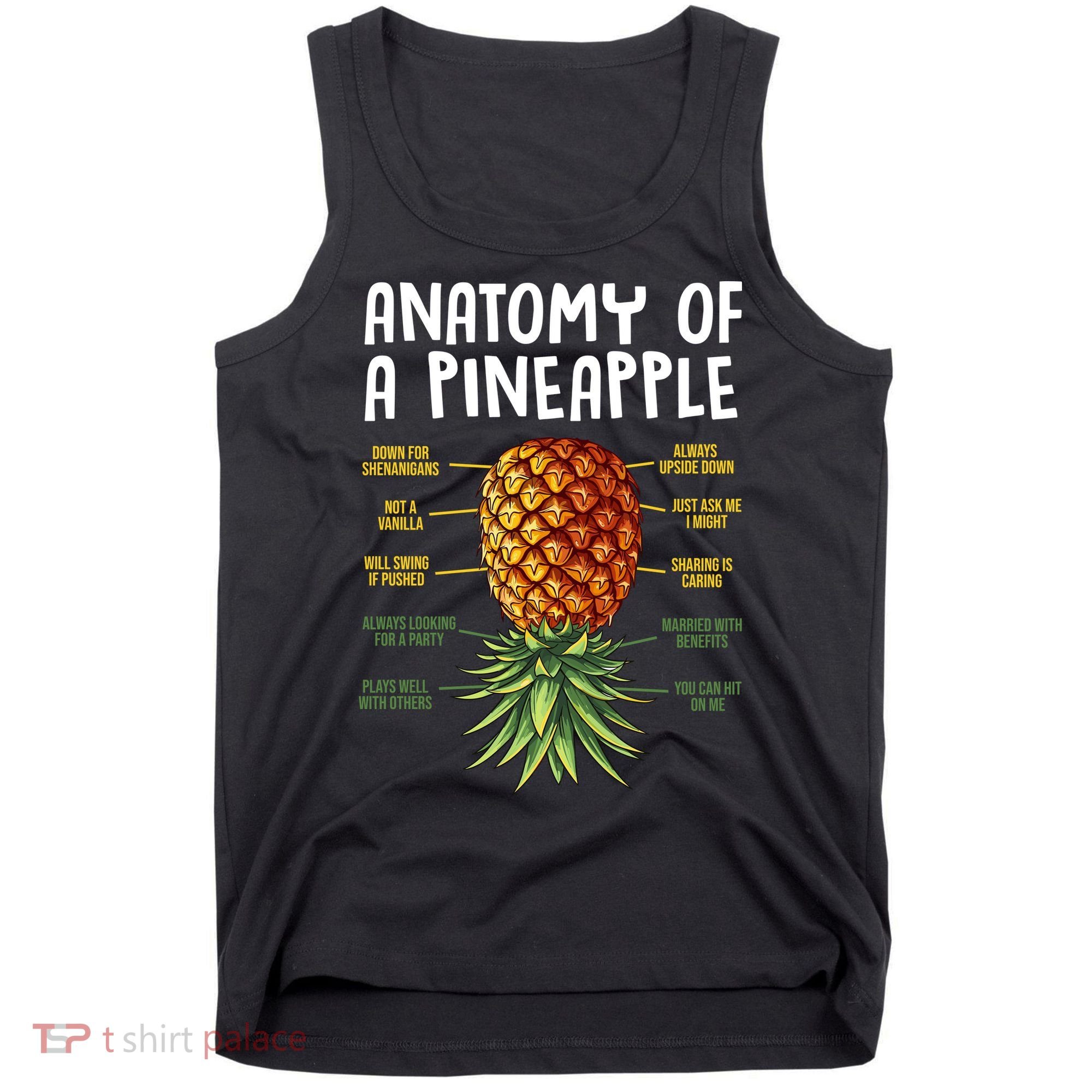 Anatomy Of A Pineapple Swinger Tank Top