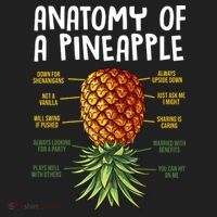 Anatomy Of A Pineapple Swinger Golf Towel thumb 3