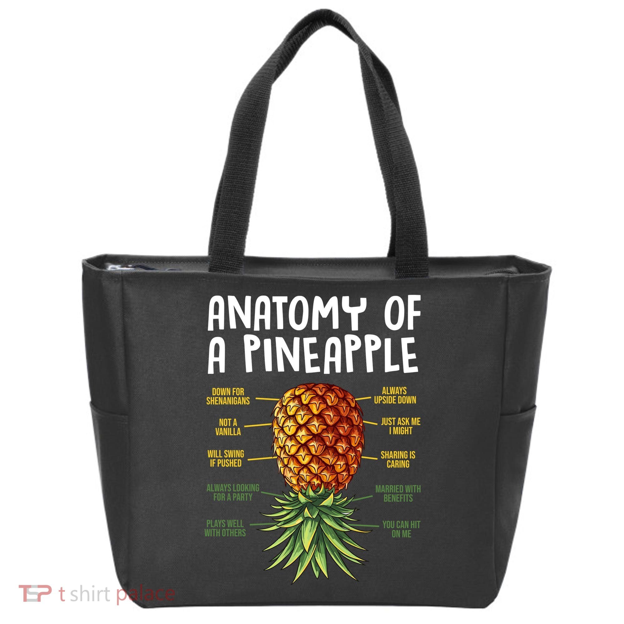 Anatomy Of A Pineapple Swinger Tote Bag