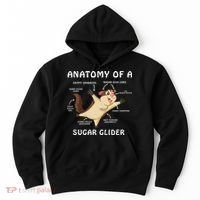 Anatomy Of A Sugar Glider Hoodie thumb 0