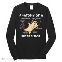 Anatomy Of A Sugar Glider Long Sleeve Shirt thumb 0