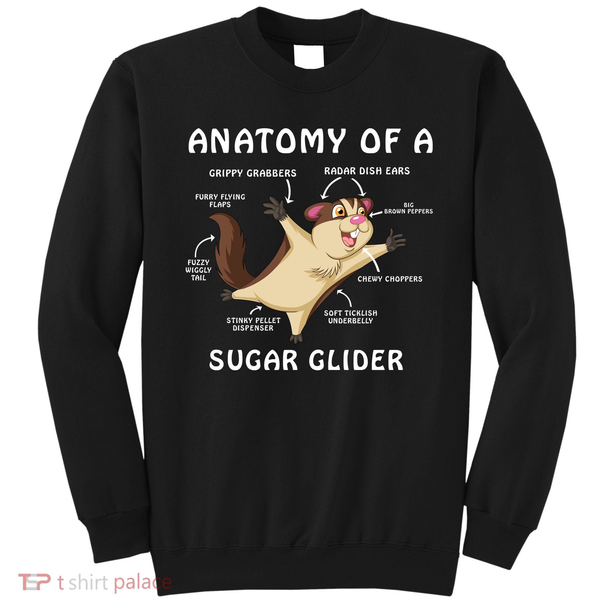 Anatomy Of A Sugar Glider Sweatshirt