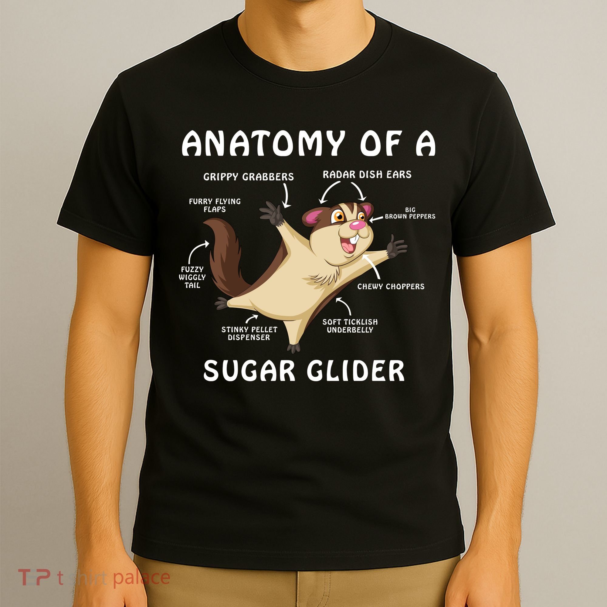 Anatomy Of A Sugar Glider T-Shirt