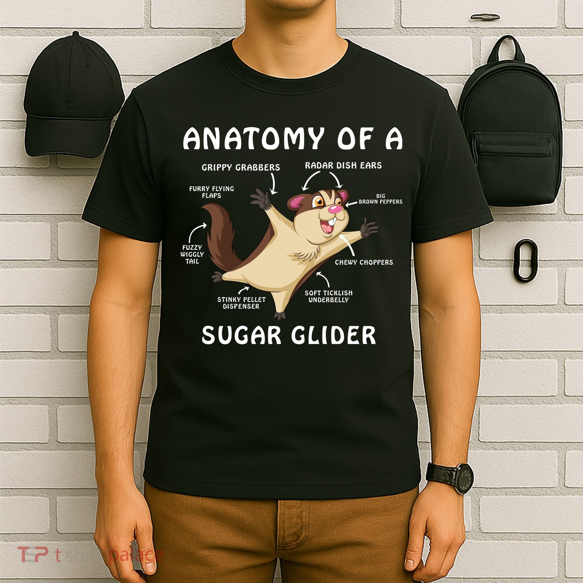 Anatomy Of A Sugar Glider T-Shirt