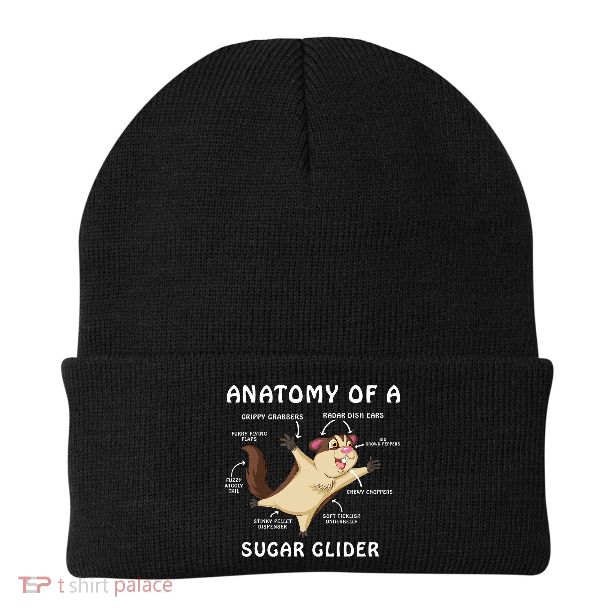 Anatomy Of A Sugar Glider Beanie