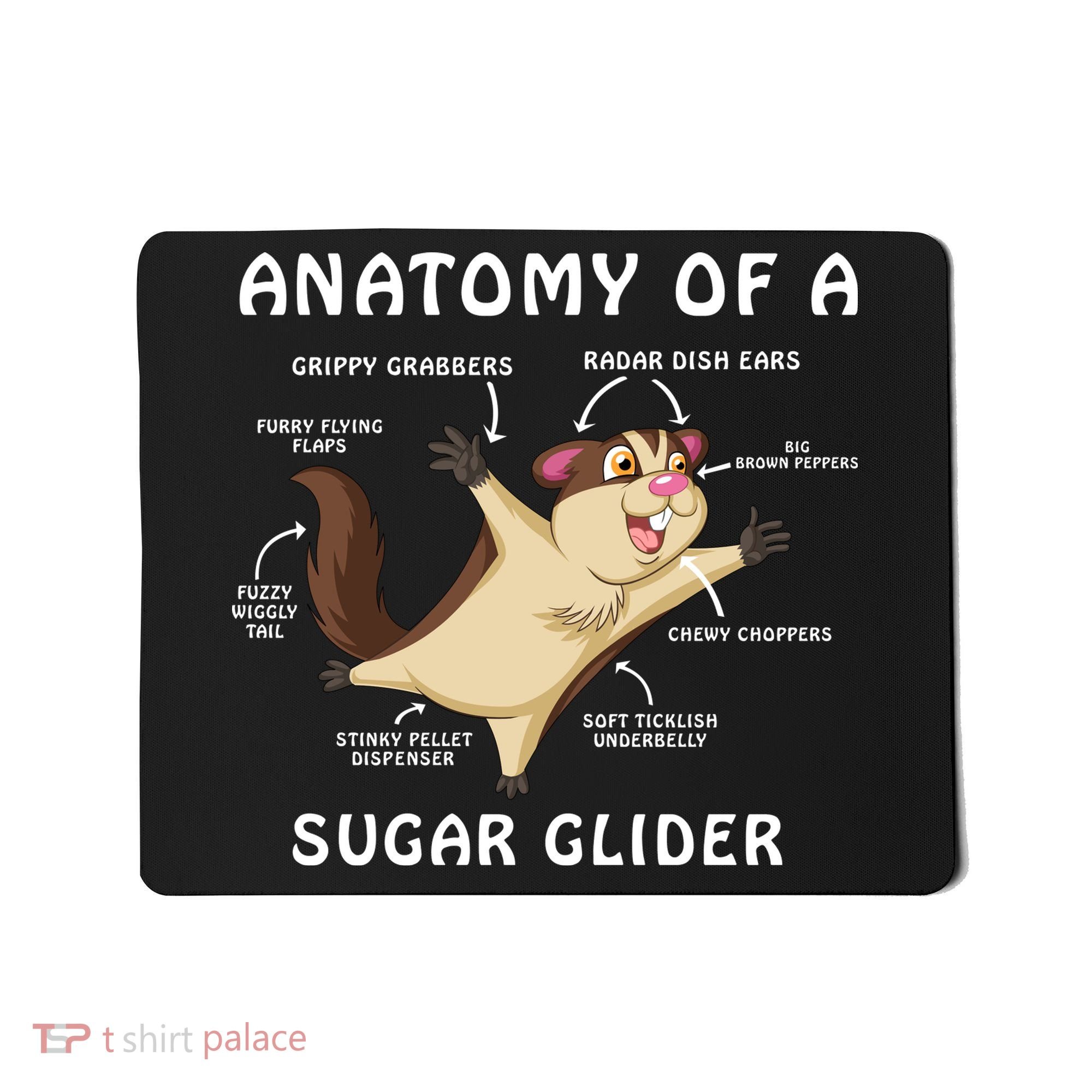 Anatomy Of A Sugar Glider Mousepad