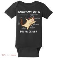 Anatomy Of A Sugar Glider Baby Bodysuit thumb 0