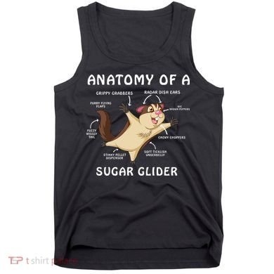 Anatomy Of A Sugar Glider Tank Top