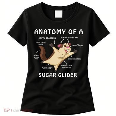 Anatomy Of A Sugar Glider Women's T-Shirt