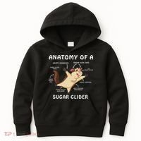 Anatomy Of A Sugar Glider Kids Hoodie thumb 0