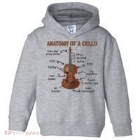 Anatomy Of A Cello Cellist Cello Lover Cello Player Toddler Hoodie thumb 0