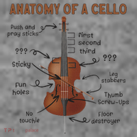 Anatomy Of A Cello Cellist Cello Lover Cello Player Toddler Hoodie thumb 2