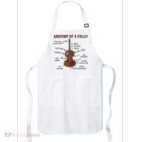 Anatomy Of A Cello Cellist Cello Lover Cello Player Apron thumb 0