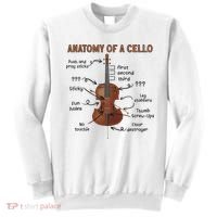 Anatomy Of A Cello Cellist Cello Lover Cello Player Sweatshirt thumb 0
