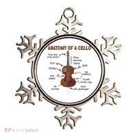Anatomy Of A Cello Cellist Cello Lover Cello Player Ornament thumb 0