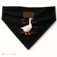 Anatomy Of A Goose Water Bird Duckling USA-Made Doggie Bandana thumb 0