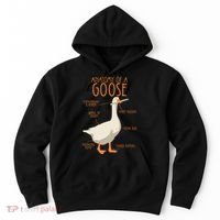 Anatomy Of A Goose Water Bird Duckling Hoodie thumb 0