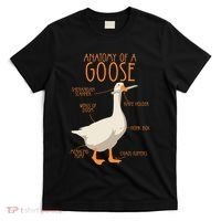 Anatomy Of A Goose Water Bird Duckling T-Shirt thumb 0