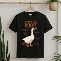 Anatomy Of A Goose Water Bird Duckling T-Shirt thumb 2