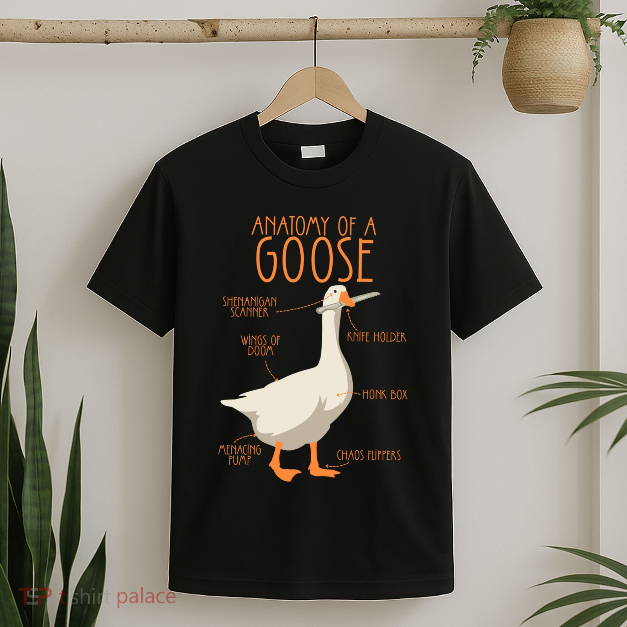 Anatomy Of A Goose Water Bird Duckling T-Shirt