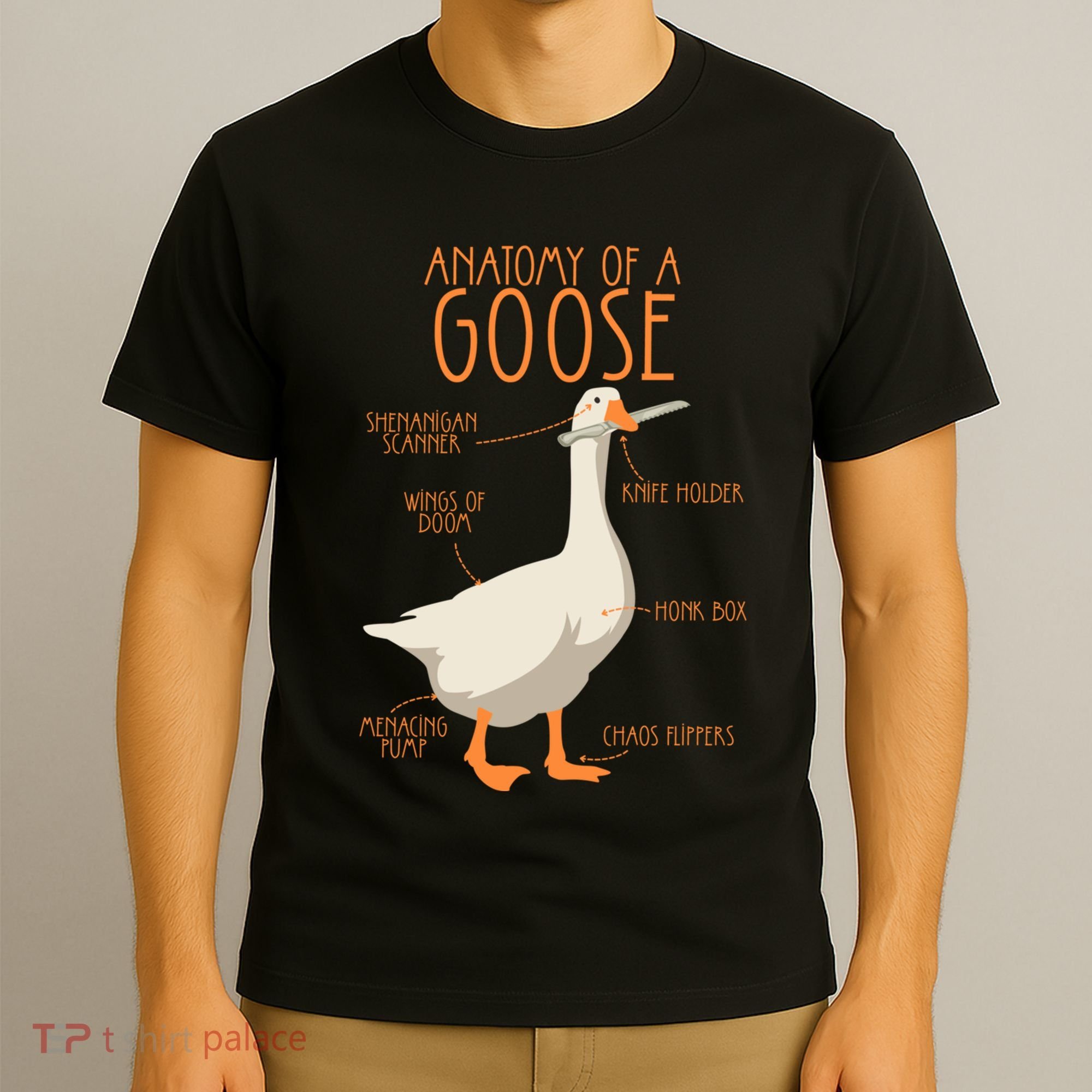 Anatomy Of A Goose Water Bird Duckling T-Shirt