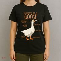 Anatomy Of A Goose Water Bird Duckling T-Shirt thumb 4
