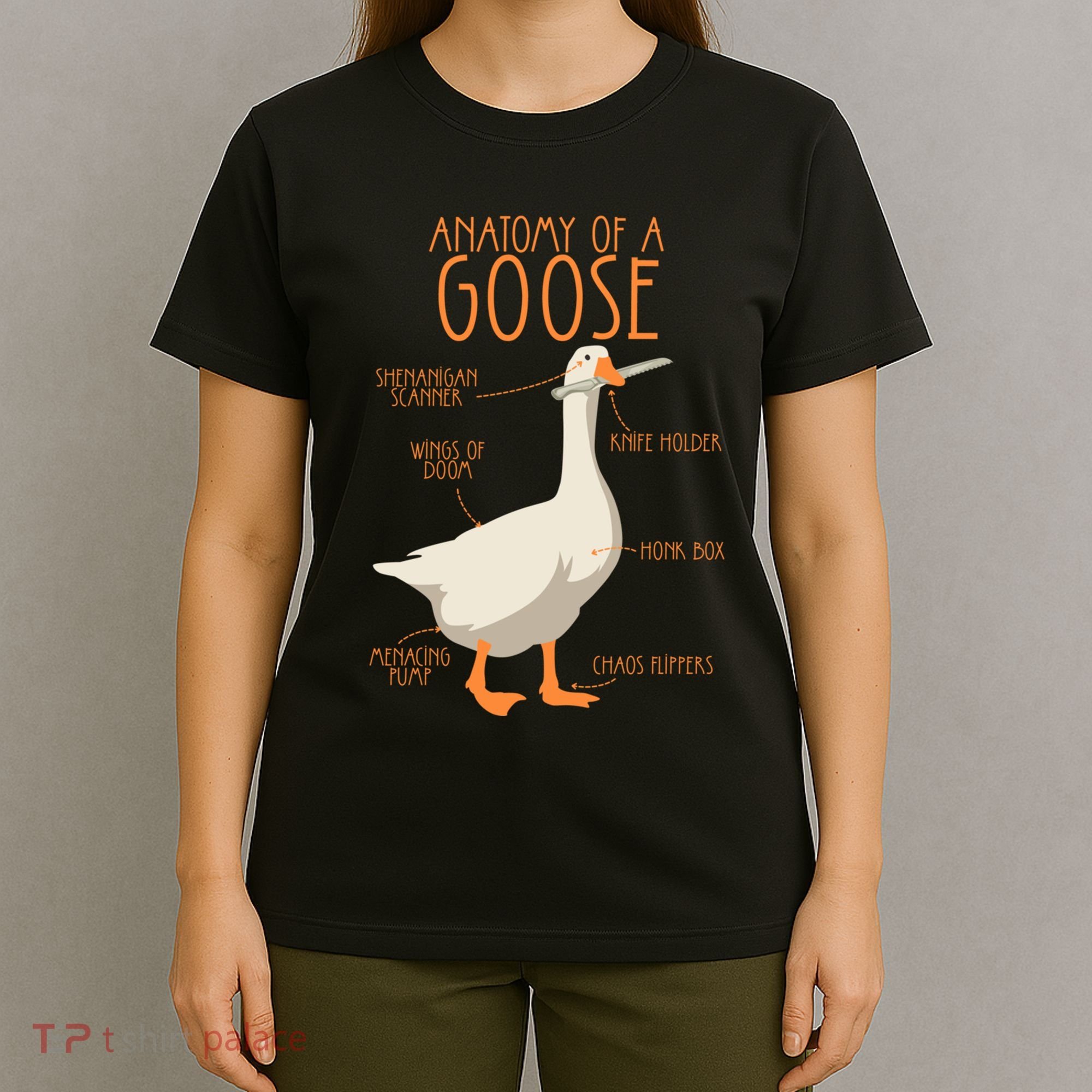 Anatomy Of A Goose Water Bird Duckling T-Shirt