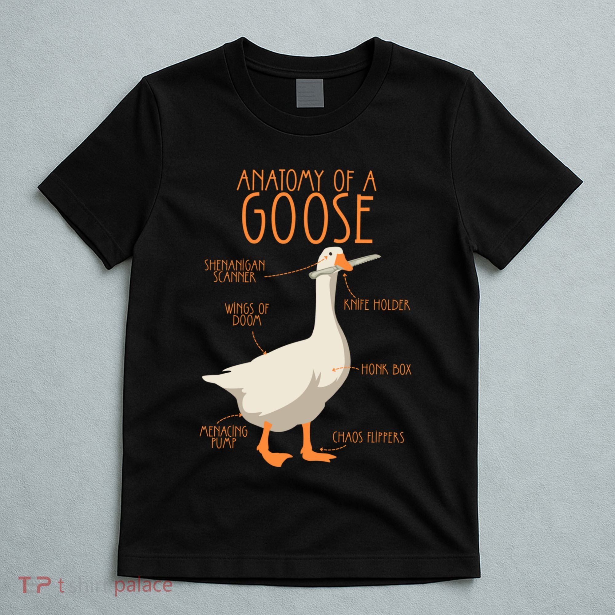 Anatomy Of A Goose Water Bird Duckling T-Shirt