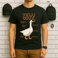 Anatomy Of A Goose Water Bird Duckling T-Shirt thumb 6