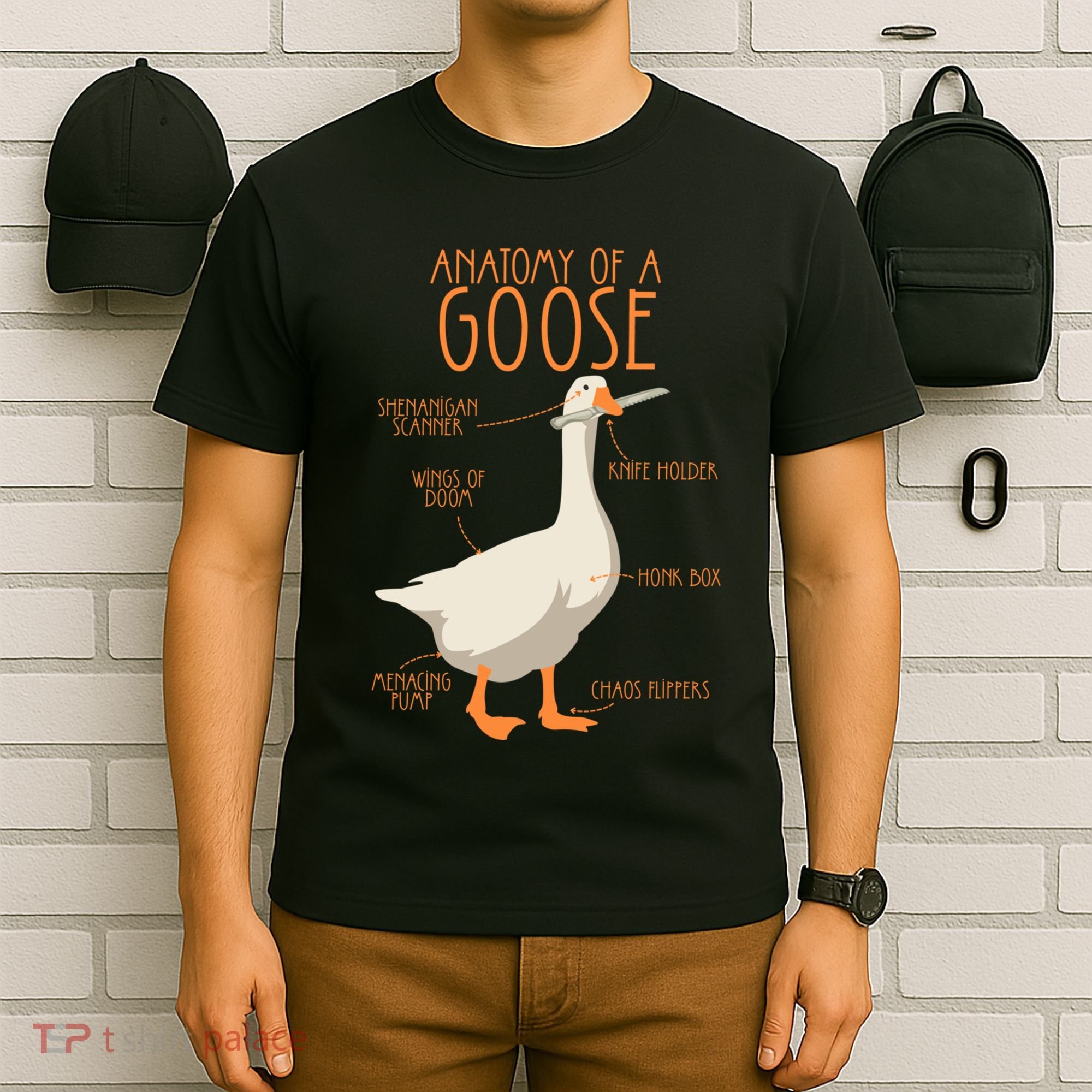 Anatomy Of A Goose Water Bird Duckling T-Shirt