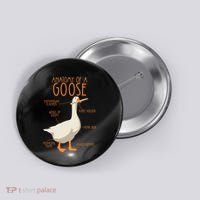 Anatomy Of A Goose Water Bird Duckling Button thumb 0