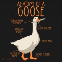 Anatomy Of A Goose Water Bird Duckling Coaster thumb 2