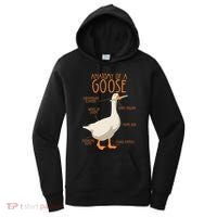 Anatomy Of A Goose Water Bird Duckling Women's Hoodie thumb 0