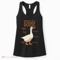 Anatomy Of A Goose Water Bird Duckling Women's Tank Top thumb 0