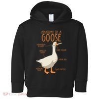 Anatomy Of A Goose Water Bird Duckling Toddler Hoodie thumb 0