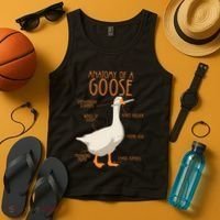 Anatomy Of A Goose Water Bird Duckling Tank Top thumb 4
