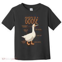 Anatomy Of A Goose Water Bird Duckling Toddler T-Shirt thumb 0