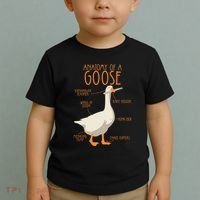 Anatomy Of A Goose Water Bird Duckling Toddler T-Shirt thumb 2